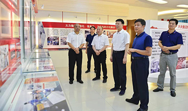 福建省人大常委會(huì)黨組書記、副主任張廣敏蒞臨虹潤(rùn)公司調(diào)研指導(dǎo)